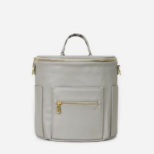 Fawn Design The Mini in grey.  Purse/backpack